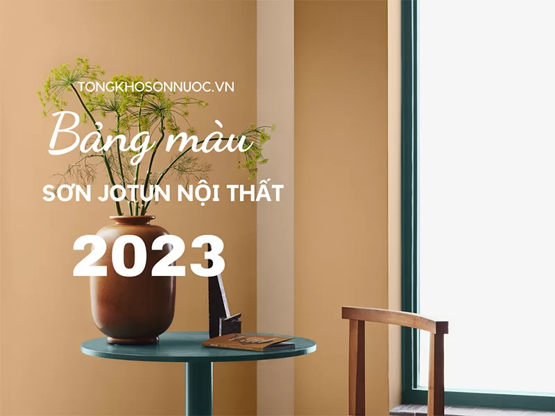 bảng màu sơn Jotun nội thất