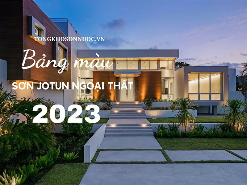 Bảng màu sơn jotun ngoại thất