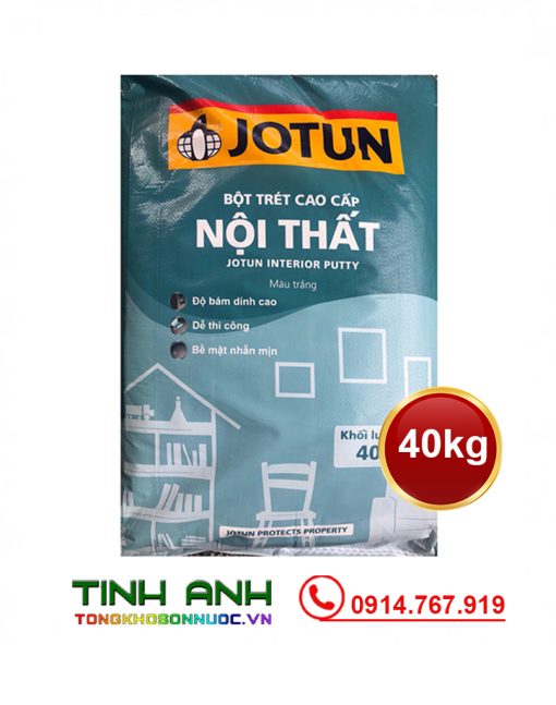 Bột trét Jotun Interior Putty nội thất cao cấp 40Kg