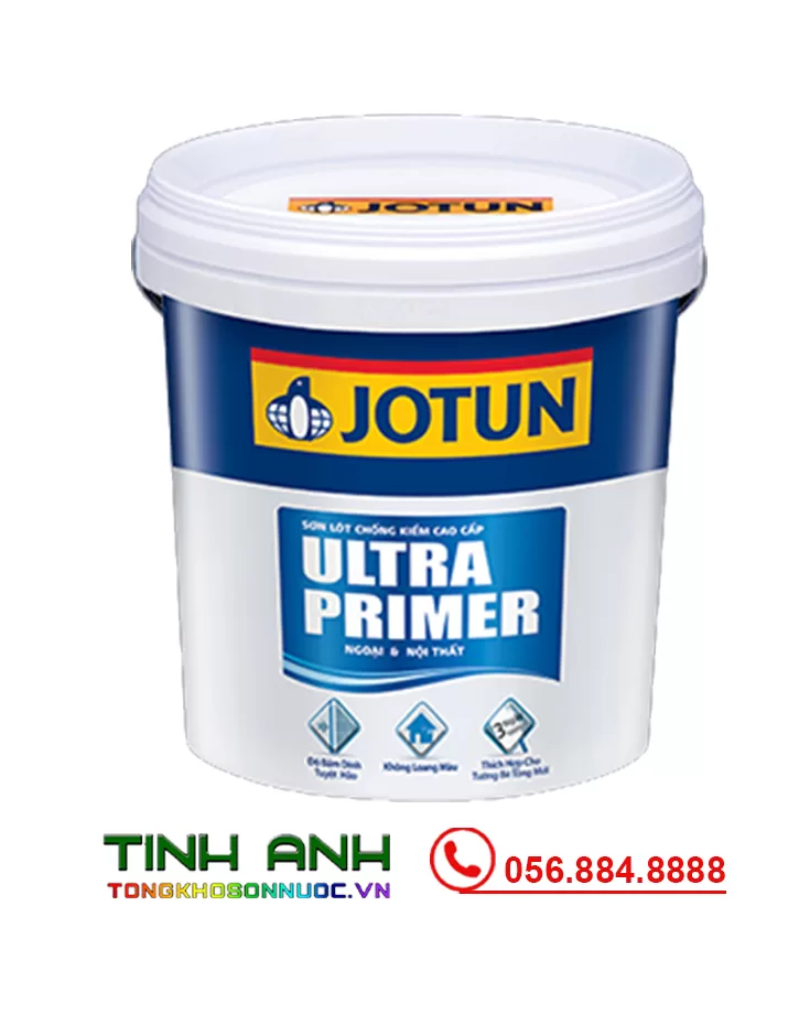 Jotun Ultra Primer lon 5L - Sơn lót chống kiềm nội ngoại thất
