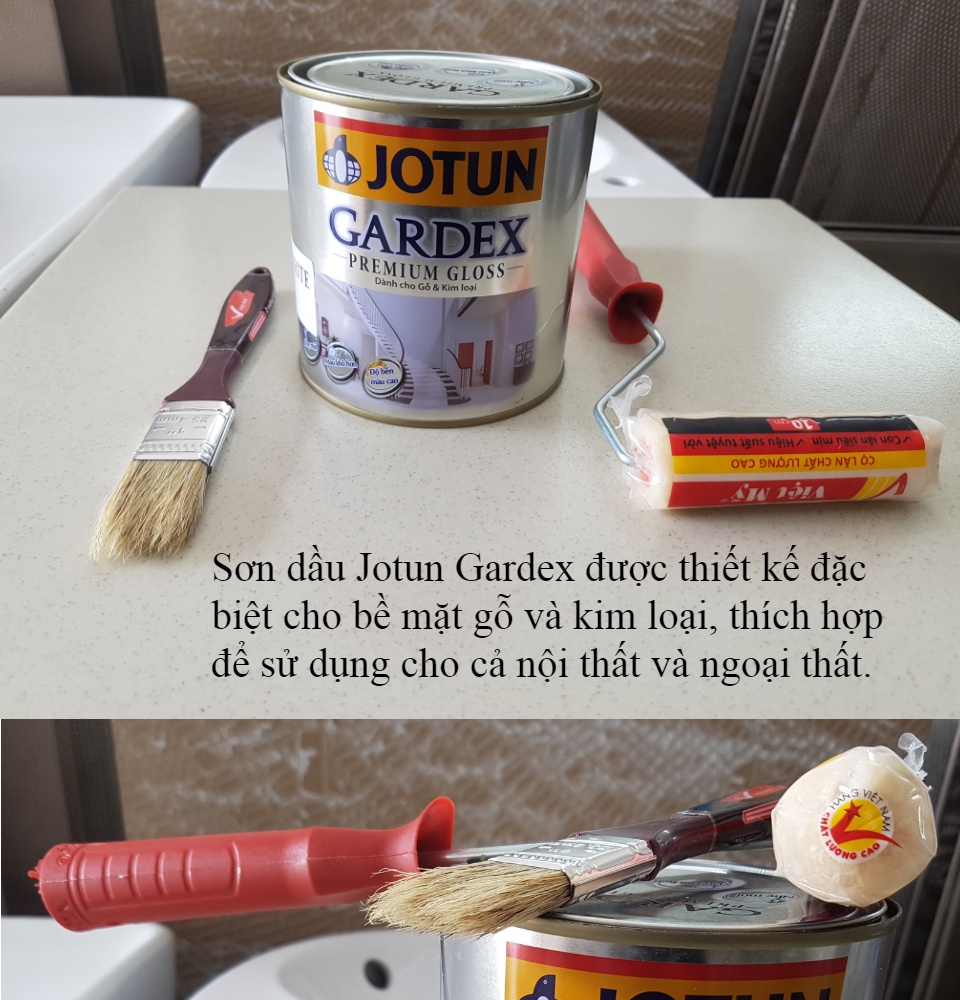 Sơn gỗ và kim loại Jotun Gardex Bóng Mờ 0,8 lít_Tongkhosonnuoctinhanh