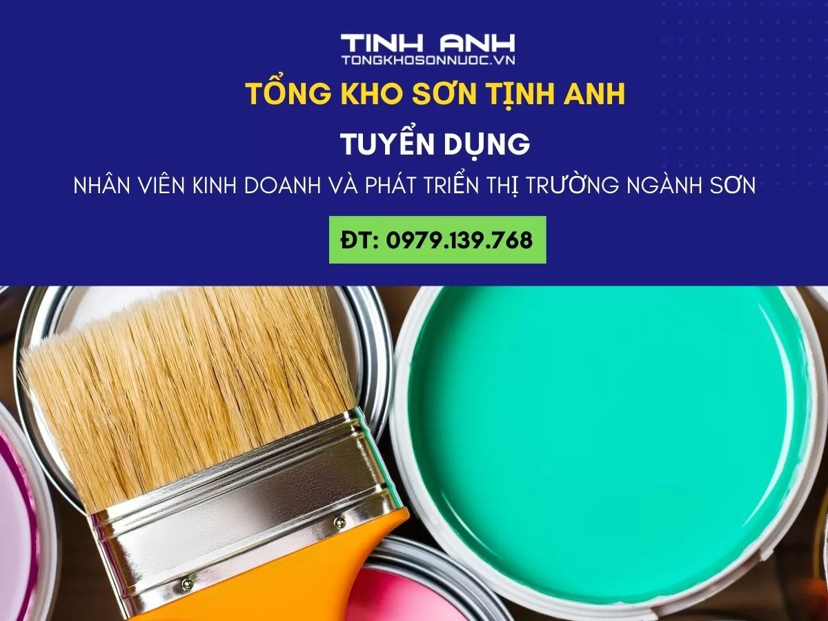 Tuyển dụng nhân viên kinh doanh sơn tại hoàng mai _tongkhosontinhanh