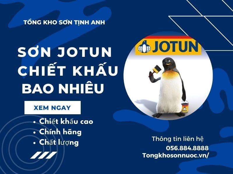 Sơn Jotun chiết khấu bao nhiêu - TONGKHOSONTINHANH