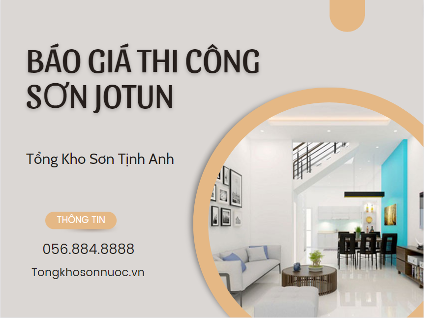 báo giá thi công sơn jotun _tongkhosontinhanh