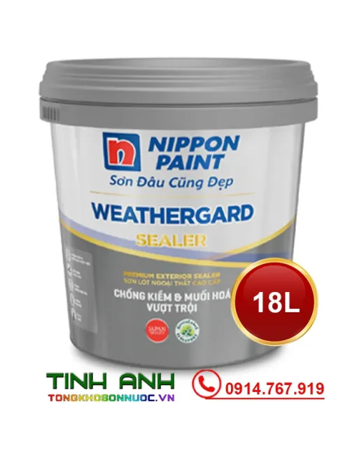 Sơn Nippon lót ngoại thất WeatherGard Sealer thùng 18L