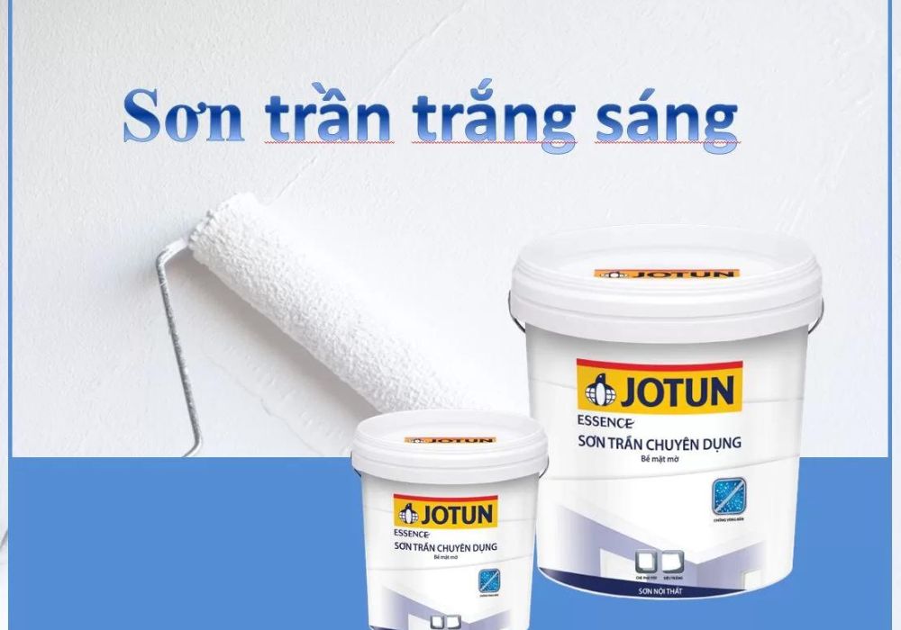 sơn trắng trần jotun