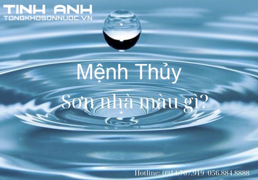 Mệnh Thủy sơn nhà màu gì - tongkhosonnuoc.vn 01