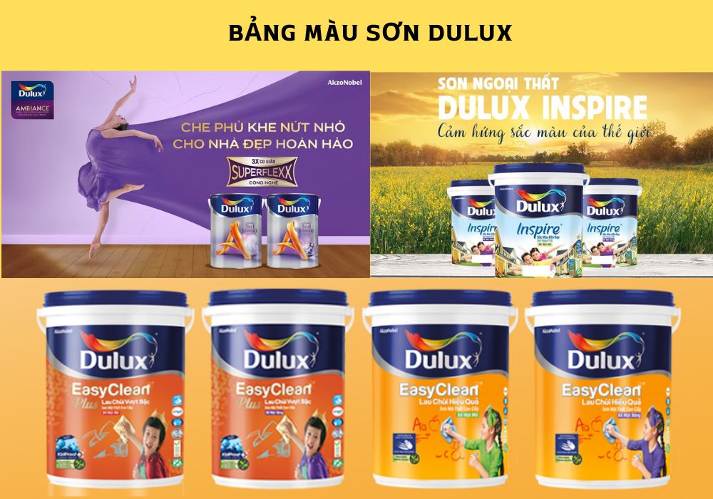 Bảng màu sơn Dulux