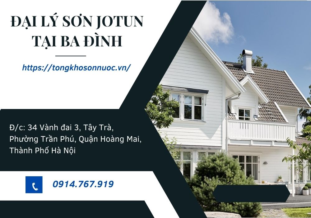 Đại lý sơn Jotun tại Ba Đình -tongkhosonnuoc.vn