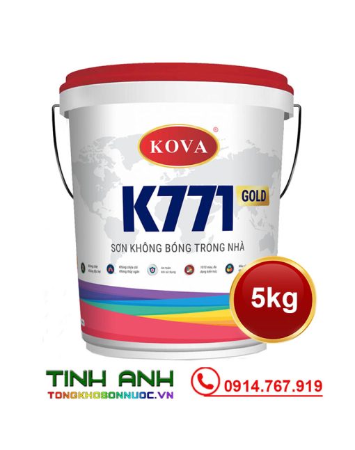 Sơn Kova K771-GOLD Lon 5kg