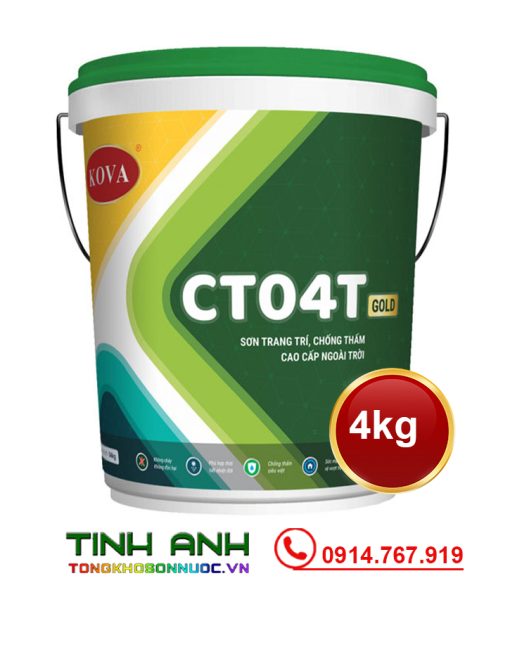 Sơn Kova CT04T-GOLD Lon 4kg