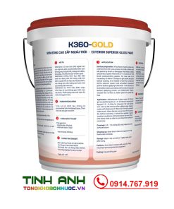 Sơn Kova K360-GOLD thùng 20 kg mặt sau