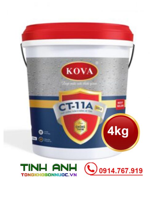 Sơn chống thấm Kova CT11A-GOLD lon 4kg