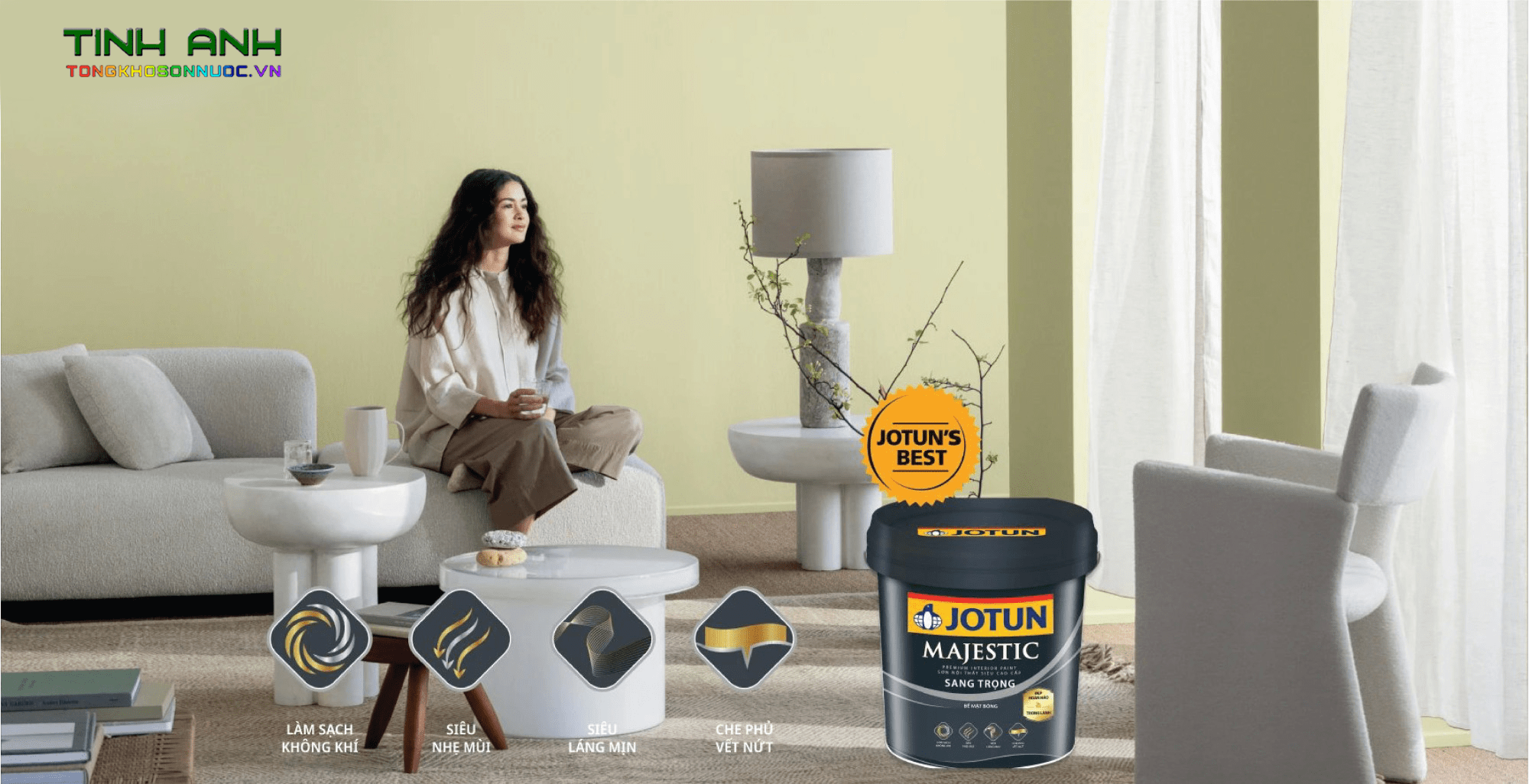 Sơn Jotun bán chạy nhất - Tổng kho sơn Tịnh Anh 5