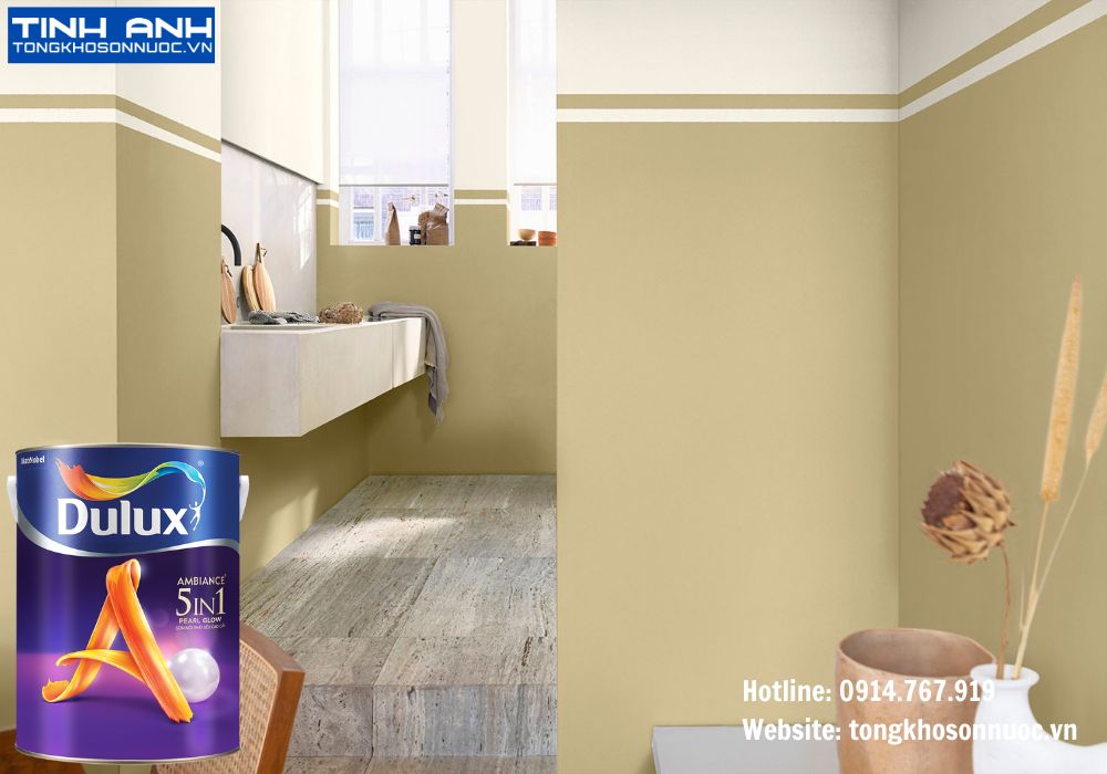 Dulux Ambiance 5in1 Pearl Glow Bóng mờ - 66A lon 5L