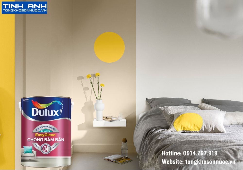 Sơn Dulux EasyClean chống bám bẩn bề mặt mờ - Z966 15L