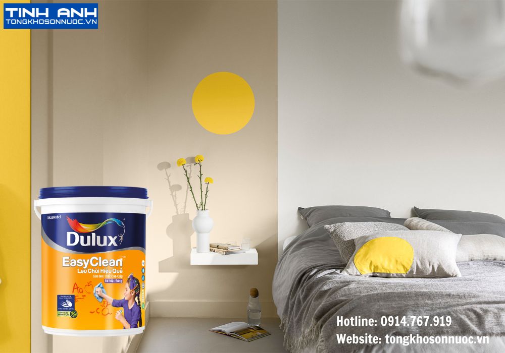 Sơn Dulux EasyClean lau chùi hiệu quả bề mặt bóng - A991B