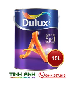 Sơn nội thất Dulux Ambiance 5in1 Pearl Glow Bóng mờ - 66A lon 15L