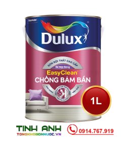 Sơn nội thất Dulux EasyClean chống bám bẩn bề mặt bóng - Z966B lon 1L