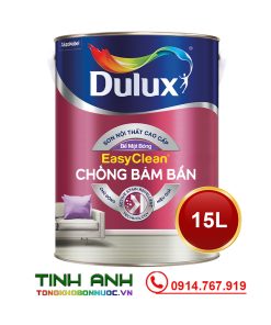 Sơn nội thất Dulux EasyClean chống bám bẩn bề mặt bóng - Z966B thùng 15L