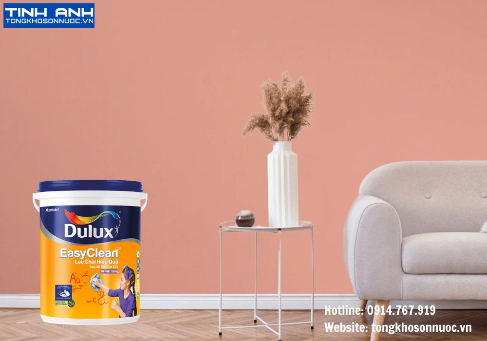 Sơn nội thất Dulux EasyClean lau chùi hiệu quả- A991B