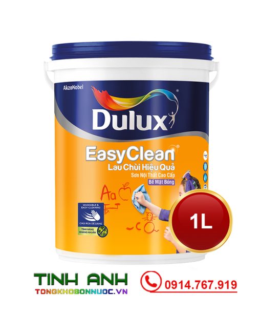 Sơn nội thất Dulux EasyClean lau chùi hiệu quả bề mặt bóng - A991B lon 1L - 2