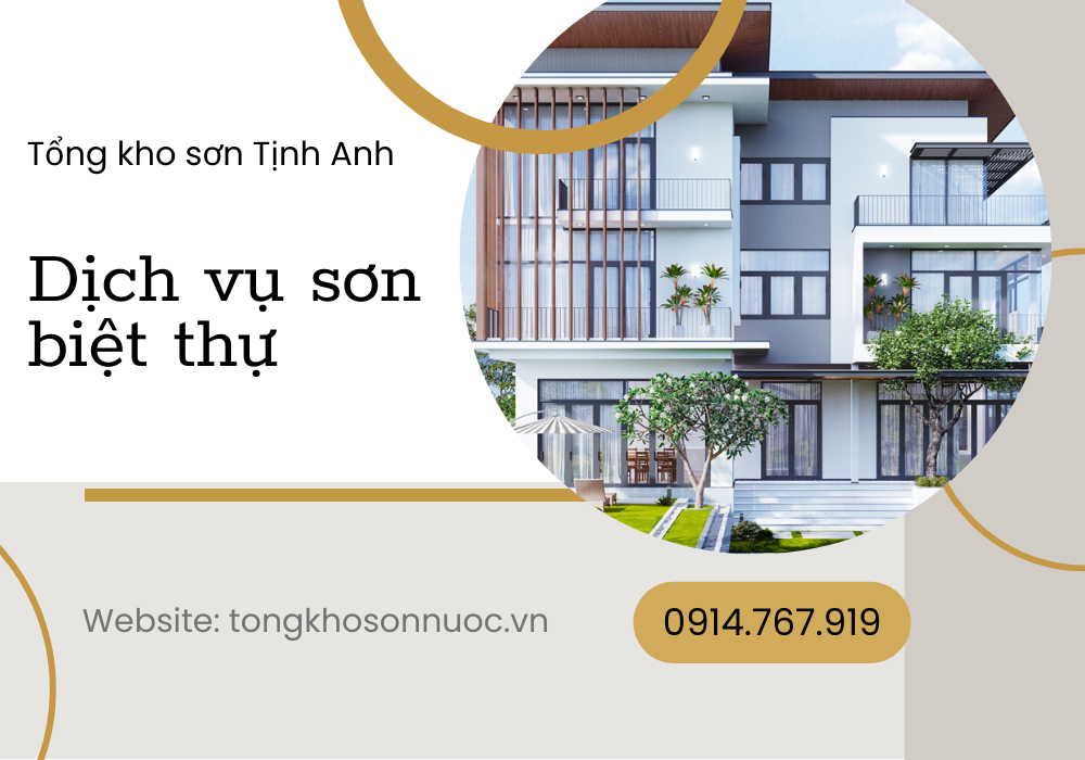 sơn biệt thự chất lượng hoàn hảo