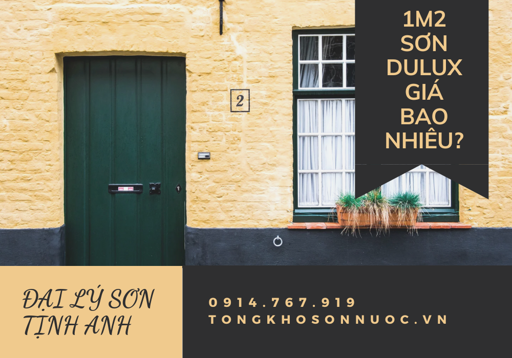 1m2 sơn Dulux giá bao nhiêu - ava