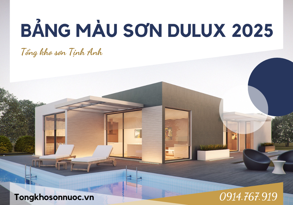 Bảng màu sơn Dulux 2025