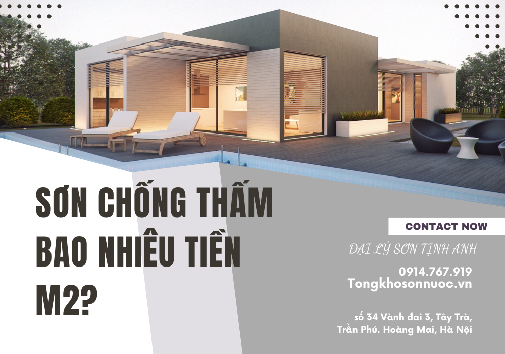 Sơn chống thấm bao nhiêu tiền m2 - ava