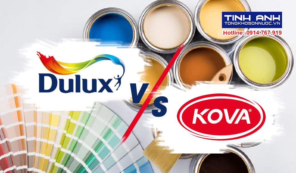 So sánh sơn Dulux và kova - 2 