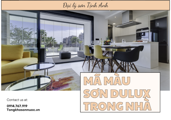 Mã màu sơn Dulux trong nhà - ava