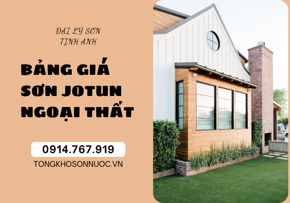 Bảng giá sơn Jotun NGoại thất -ava