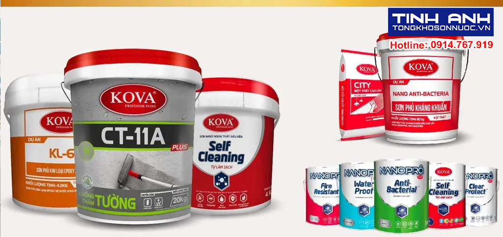 Bảng giá sơn Kova ngoại thất