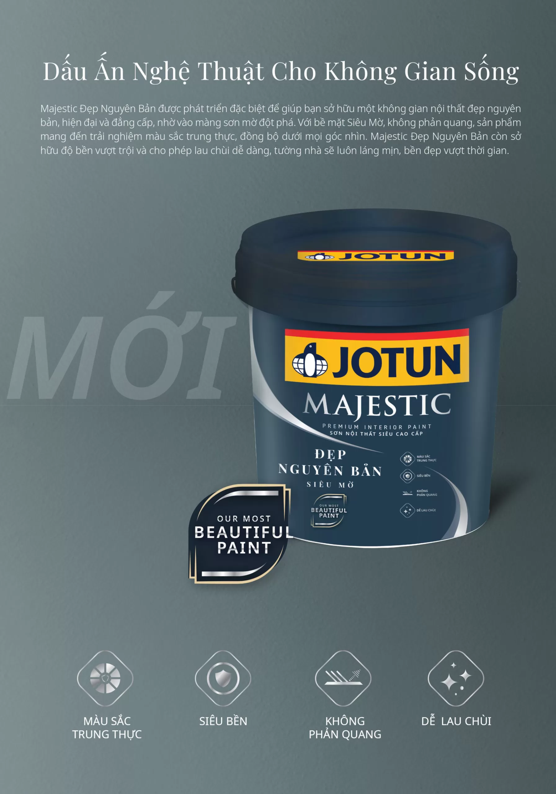 Bảng màu nội thất sơn Jotun majestic 3