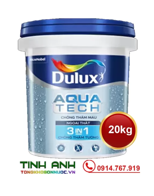 Chất chống thấm màu DULUX AQUATECH 3IN1 20kg