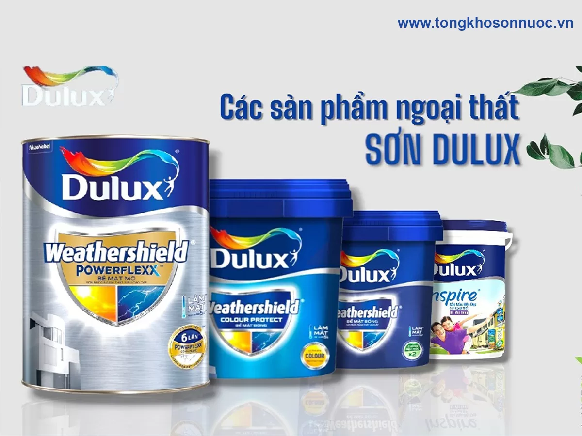 sơn Dulux ngoại thất chính hãng gồm những loại nào