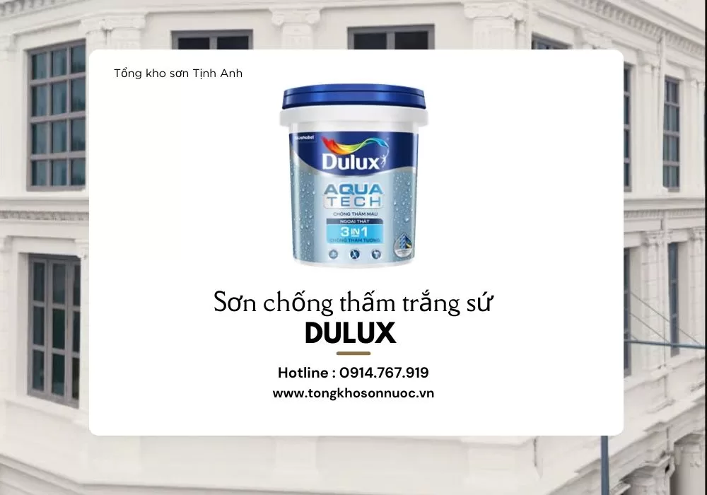 Sơn chống thấm trắng sứ DUlux