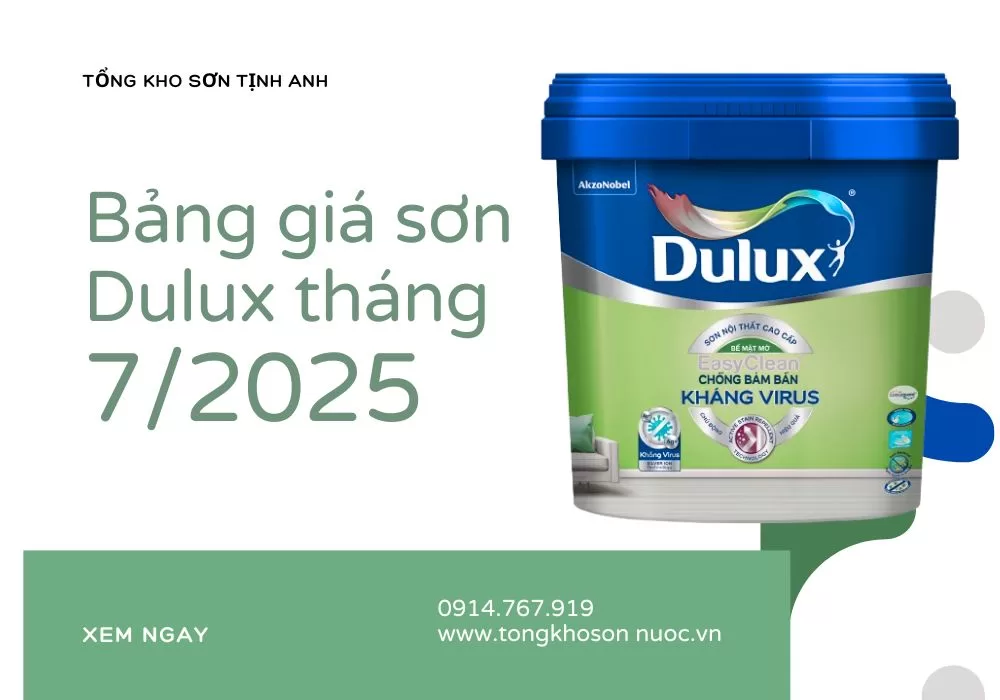 bảng giá sơn dulux