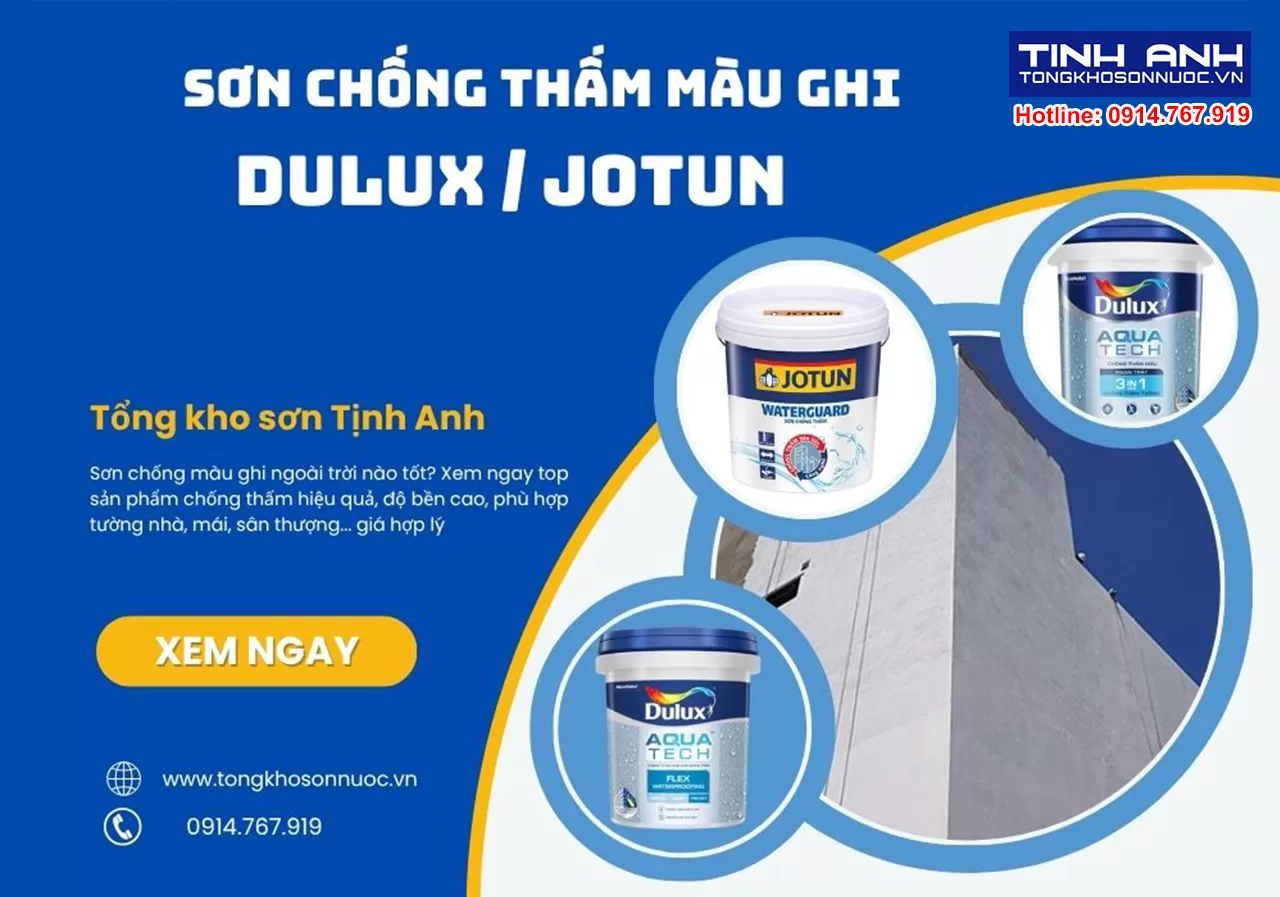 Sơn chống thấm màu ghi
