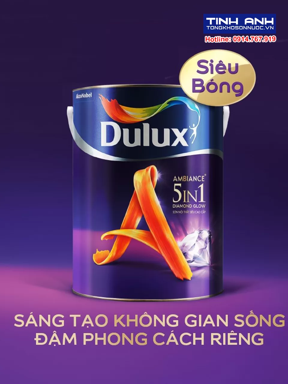Dulux AMBIANCE 5IN1 DIAMOND GLOW – 66AB