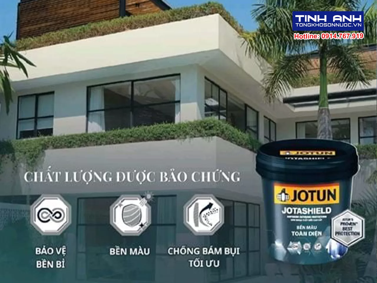 Jotun Jotashield bền màu toàn diện thùng 15L