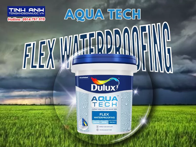Sơn chống thấm màu Dulux Aquatech Flex W759