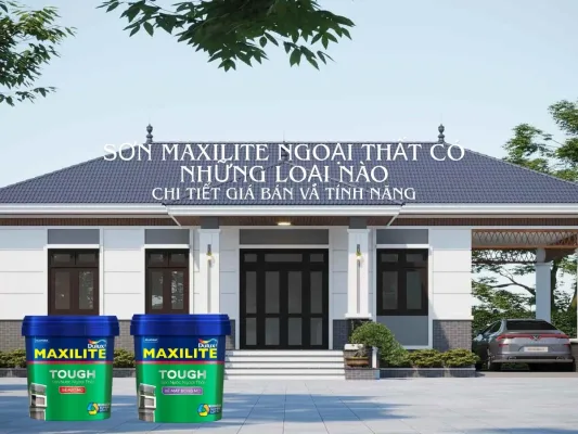 Sơn Maxilite ngoại thất có những loại nào - Chi tiết giá bán và tính năng