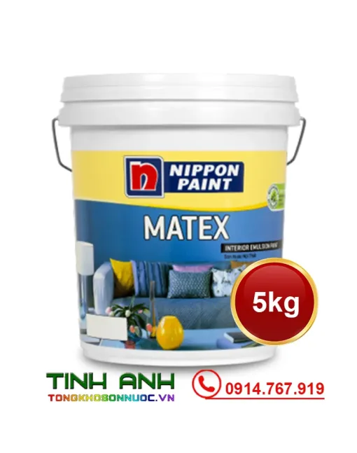 Sơn Nippon Matex lon 5kg