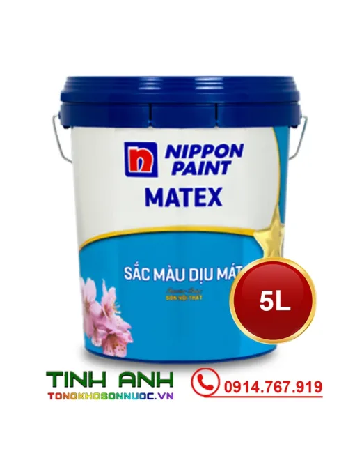 Sơn Nippon Matex sắc màu dịu mát lon 5L