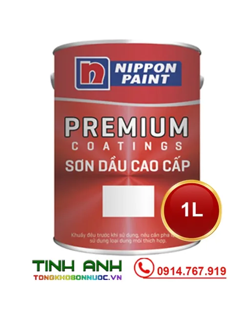 Sơn Nippon Tilac Grey Primex ( màu xám ) lon 1L