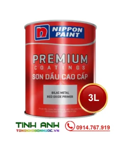 Sơn Nippon Tilac Red Oxide Primex ( màu đỏ) lon 3L