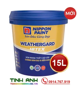 Sơn Nippon ngoại thất cao cấp Weathergard Hitex 15L