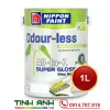 Sơn nội thất cao cấp NP Odour-Less all-in-1 siêu bóng lon 1L